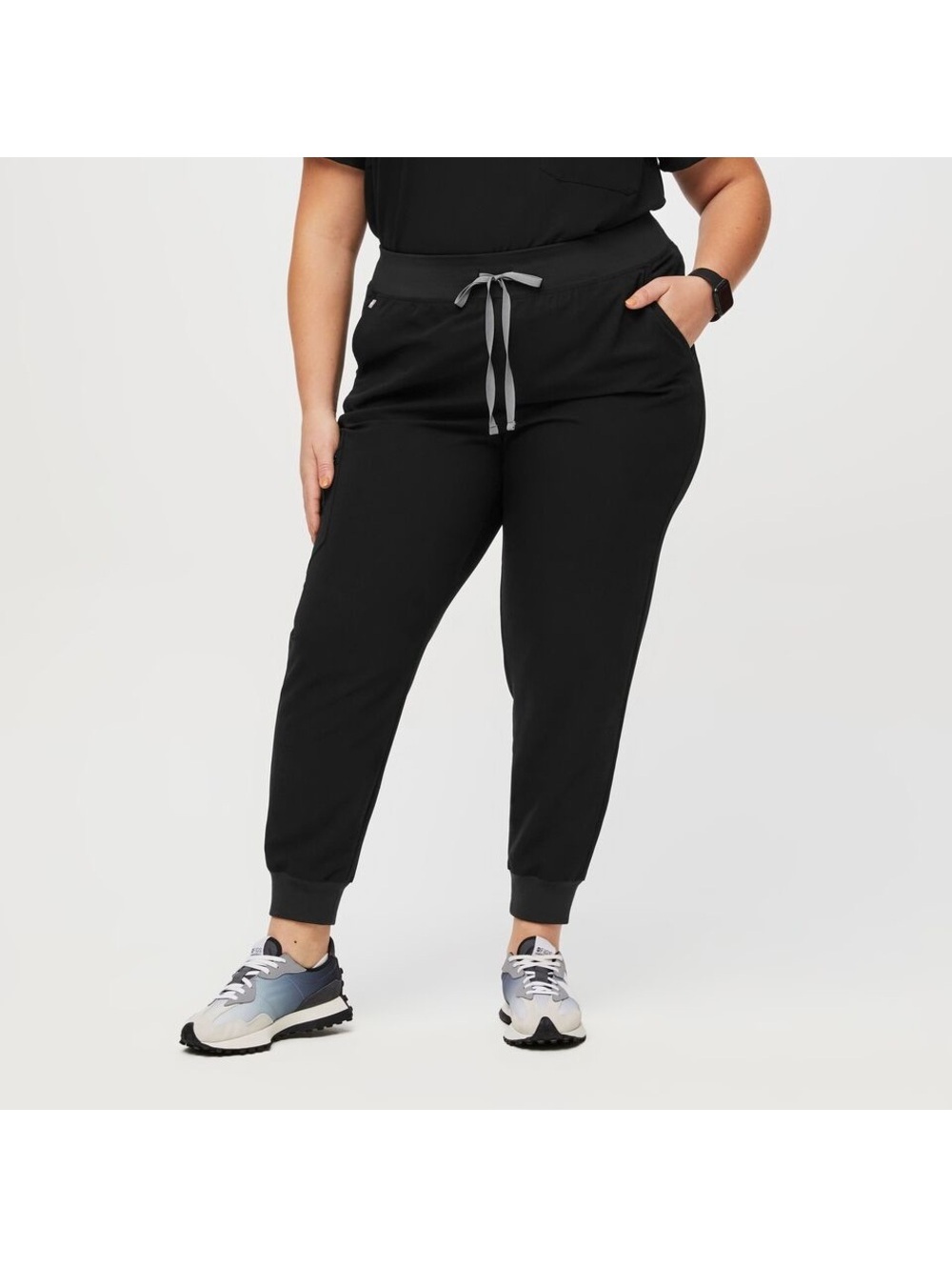 FIGS Zamora Jogger Scrub Pants Black XXL Petite
